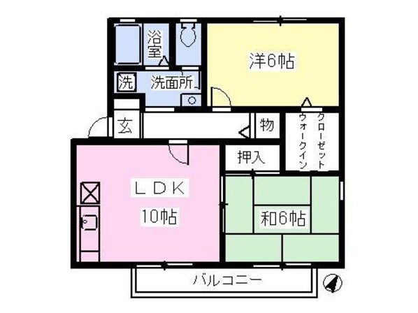 シャルマンハイムPART2の物件間取画像